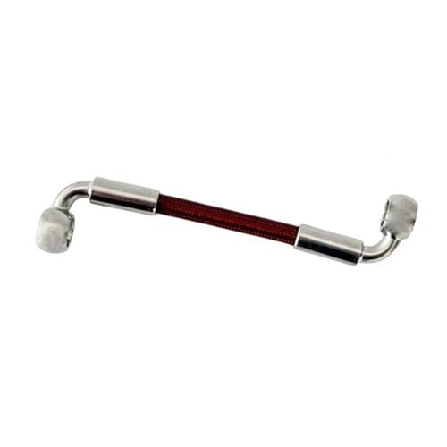 Durite de frein tressée 90°-90° moto 280cm tuyau hydraulique banjo 10mm
