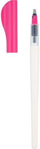 Pilot Parallel Pen Premium Caligraphy Pen Set, 3.0mm Nib, White Barrel with Pink Accents (14679)