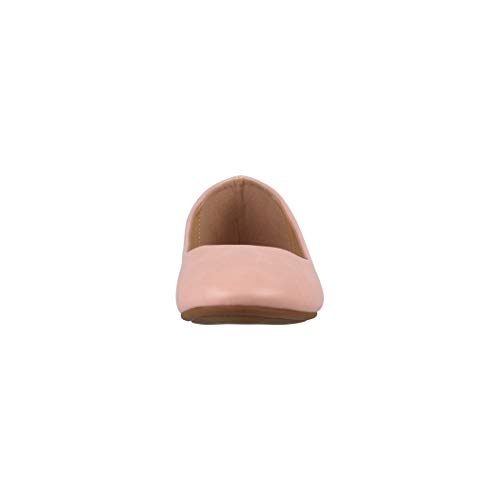 Elara Damen Ballerina Bequeme Slip Ons Flach Chunkyrayan P B3039 Pink 37