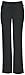 Cherokee Women's Ww Flex Mid-Rise Moderate Flare Drawstring Scrub Pant, Black, Medium