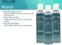 Key Brand Vital Care Worldwide Volumizing Hair Mousse 8.8oz 1113