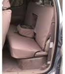 Durafit Seat Covers, Made to fit 2000-2004 Tundra Access Cab Back Seat Set. Rear 60/40 with Integrated Armrest. Seat Covers in Tan Endura