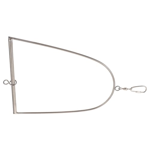 Image of Angoily Bird Swing for Cage Hummingbird Perch Swing Stainless Steel Construction Bird Toy for Cockatiels Parrots Decor