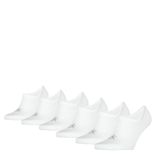 Calvin Klein 8719965009202 CK MEN FOOTIE HC 6P ECOM, Blanc., 39-42