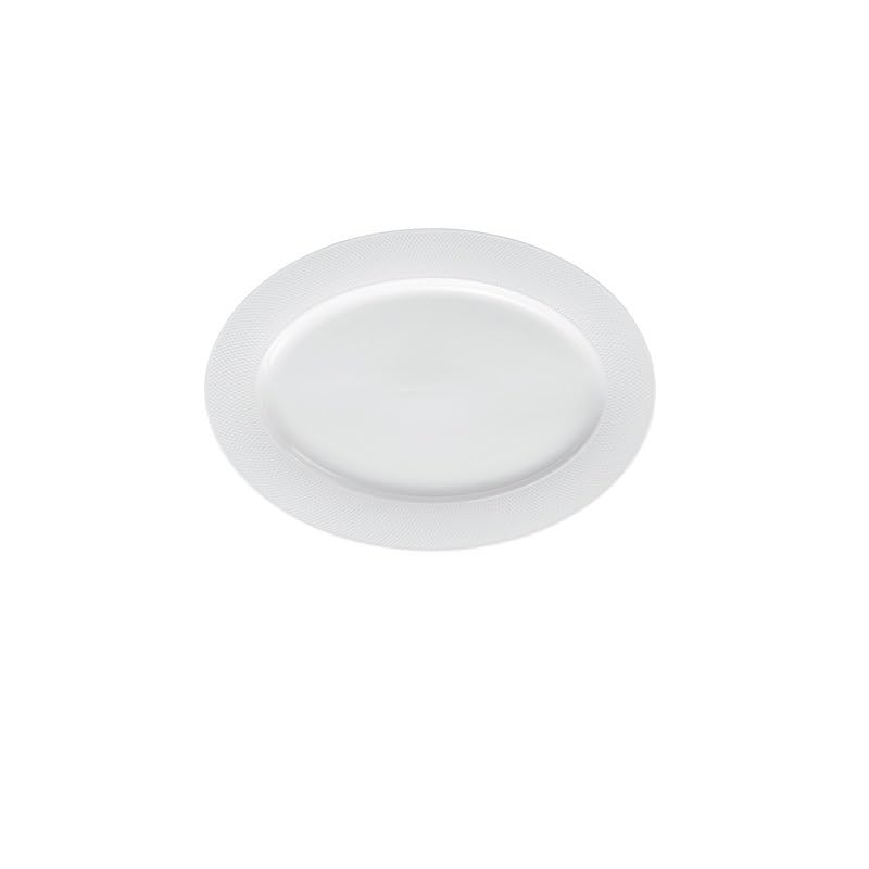 Assiette à salade ovale en céramique pour embellir vos repas de cuisine occidentale