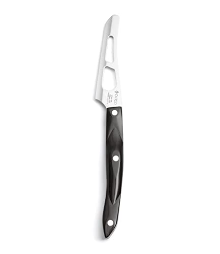 Model 2164 Cutco Petite Cheese Knife With 3.8" Micro-D Serrated Edge Blade And 5" Classic Dark Brown Handle (Often Called "Black")...............In Factory-Sealed Plastic Bag. #TOP24