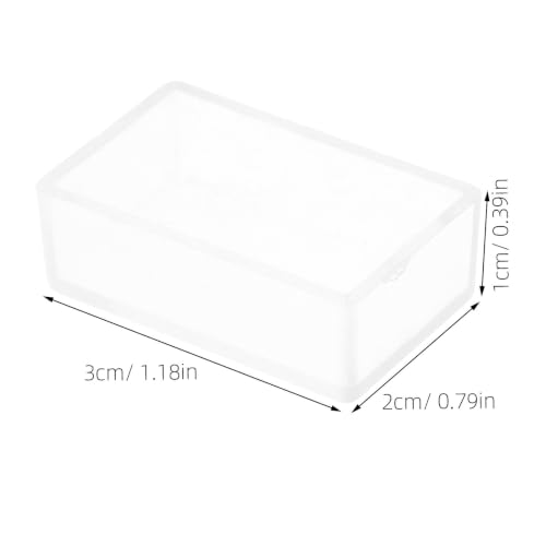 Caja de acuarela portátil WRITWAA con 100 recipientes de plástico para mezclar pintura de arte 2