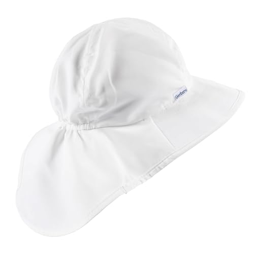 Gerber Girls' Baby Unisex Swim Hat - UV Protection, Comfortable Fit, Splashproof Design | Size: Small 