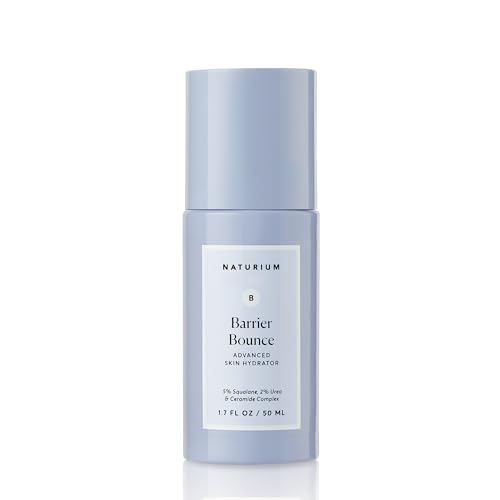 Naturium Barrier Bounce Advanced Skin Hydrator | Moisturising Serum for Face, For Dewy, Glowy Finish, With Squalane, Urea & Ceramide Complex | 50 ml