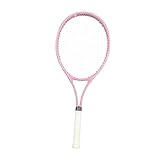 KiBcsLic Adult Tennis Racket Lightweight, Portable Practical Beginners Tennis Equipment for Beach Practice, Pink