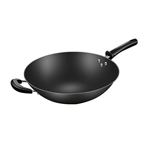 Wok, antiadherente, 32 cm, mango aislante miniatura 1