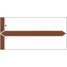 WRAP Around Color Stripe Name Labels #8852 Series. 11 Colors. 1-1.2: X 3-1/8", SELF Adhesive White Labels with Color Stripe ON Left Edge and Down The