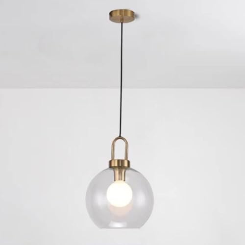 Lampes de Chevet de Bar en Verre Transparent Suspendues pour Salon