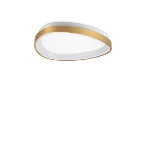 Plafonnier GEMINI Ideal Lux LED laiton de 42,5cm à éclairage chaud 2700K