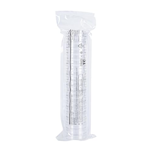 ftpuresci - Cell Culture Dishes, 60×15mm Sterile Plastic Petri Dish with TC Treated, 5ml Working Volume, Stackable, Tissue Culture Treated, Pack of 20