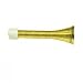 Box of 10- 3-1/8" Polished Brass-HEAVY DUTY Spring Door Stops