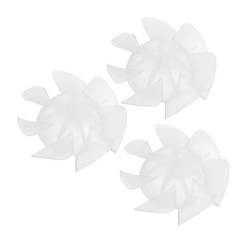 COLLBATH 3pcs Hair Dryer Fan Blades Replacement Motor Impeller Blades for Portable Handheld Dryer DIY Repair Compatible Electric Motor