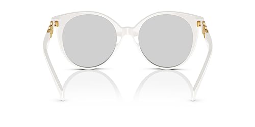 Versace Woman Sunglasses White Frame, Photo Grey Lenses, 55MM3