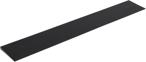 Rampa de umbral de 1,5 cm de inclinación de Goma Antideslizante para Puertas, calzadas, baños, pedestales elevados para sillas de Ruedas, Scooters, andadores y sillas de Ruedas (1,5cm elevar)