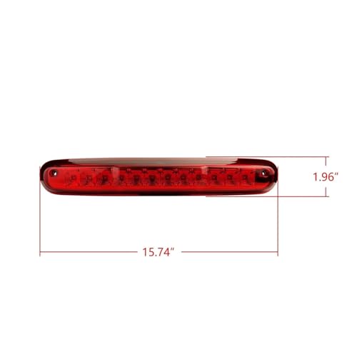 Feu stop arrière rouge 12V pour Hummer H3T 2009-2010 (Ref 25890530) - 3