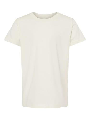BELLA+CANVAS Youth Jersey T-Shirt - VINTAGE WHITE - L
