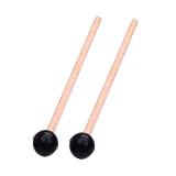 Marteau de Marimba en Bois, Lot de 2 Maillets de Percussion...