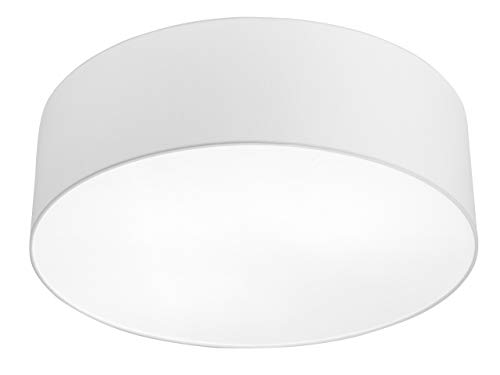 Preisvergleich Produktbild Deckenlampe Cameron, Deckenleuchte, Leuchte Decken Lampe, Weiß, Ideal für Wohnzimmer, Vorzimmer, Schlafzimmer, Lokale (White 65cm IV 9606)