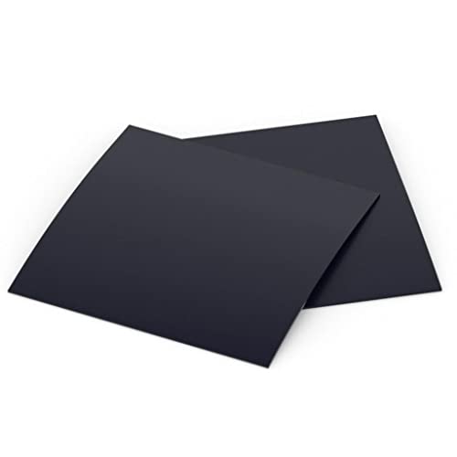 Goanilad 1pcs Black NBR Nitrile Rubber Buna Plate Sheet, 2mm 3 4 5 6 8 10mm High-Temperature Sealing Rubber Gasket(500 * 500 * 2mm)