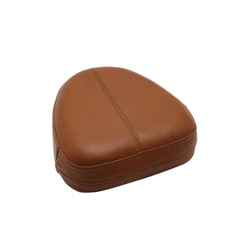 Coussin de dossier universel moto en PU marron pour Chopper et Cruiser