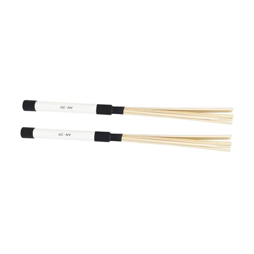 MAGICLULU Palillos de percusión de madera para jazz y cajón, palillos versátiles para bateristas adultos y principiantes, accesorio resistente para práctica de batería miniatura 1