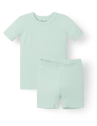Image of AVAUMA Toddler Short Pajamas Set 6M-10 Years Baby Boys Girls Kids Snug fit Ribbed Sleepwear pjs for Daily Life Style