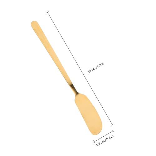 Juego de utensilios para queso dorado en acero inoxidable para cenas con amigos 3