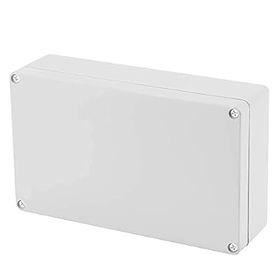 Tyenaza Caja Estanca, Cajas Conexiones Exterior, Cajas Electrica Superficie, IP65 ABS Resistente Agua Cajas de Proyectos EléCtricos, para Instalaciones EléCtricas Interiores y Exteriores(200x120x55mm)