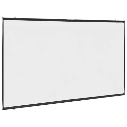Pantalla de proyección 120" 16:9 con soporte de tubo de hierro estable y tela de poliéster