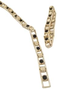 MITH SB TAKI Paslanmaz Çelik Bileklik, Siyah Taşlı, Rodyum Kaplama, Unisex, Şık Tasarım, Yetişkin, Su Geçirmez - Görsel 1