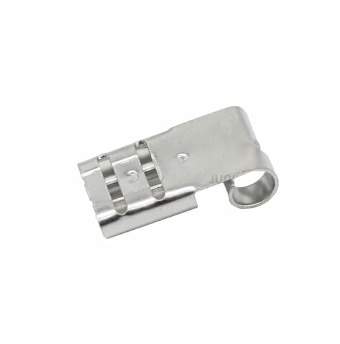 Connecteur femelle à sertir en laiton DJD031-2 coudé 6.3mm pour câblage auto