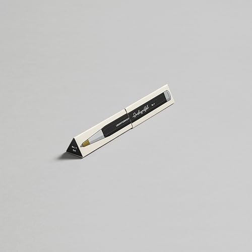 Image of LEUCHTTURM1917 Gel Pen Drehgriffel No.1 Black | Document Proof Black Ink, Twist Mechanism, Drehgriffel No. 1, 0.5mm Tip, Smooth Writing, Gift