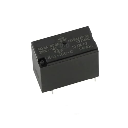Relais 892-1CC-C 24V commutation 5A à 5 broches pour platine électronique