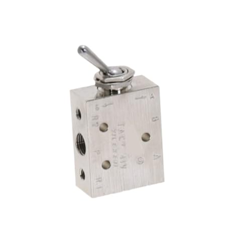 Valve pneumatique 5 voies interrupteur bascule commande air précise