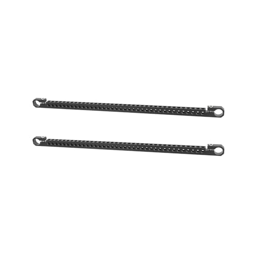 Abrazadera de varilla de 15 mm con orificios de rosca de 1/4-20 para accesorios (400 mm, 2 uds)