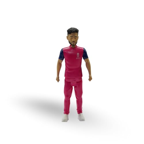 Image of Action Figure, IPL Edition, 7 Inch Riyan Parag | 360 Rotatable Head, Cricket Player, For Fans & Collectors