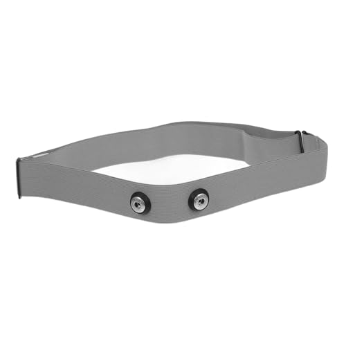 OATIPHO correa de pecho de frecuencia cardíaca adulto sensor deportes Aptitud física portátil bandas correa para el cofre del monitor hearttrate frecuencia cardiaca en el pecho nylon Gris