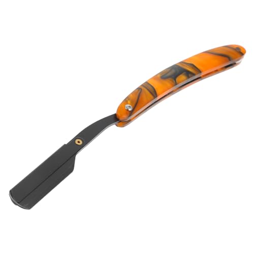 OSOLADY Chic Straight Metal Shaving for Men Barber Razors for Beard Sideburns Short Fine Hair Portable Easy to Use