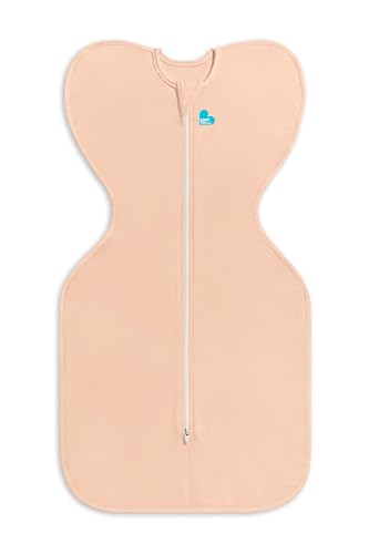 Image of Love to Dream Swaddle UP, Baby Sleep Sack, Self-Soothing Swaddles for Newborns, Get Longer Sleep, Snug Fit Helps Calm Startle Reflex, Newborn Essentials for Baby, 1.0 TOG, Medium 13-19 lbs, Coral