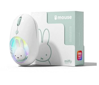 Amazon | ミッフィー×MIPOW 光るワイヤレスマウス、レシーバー接続
