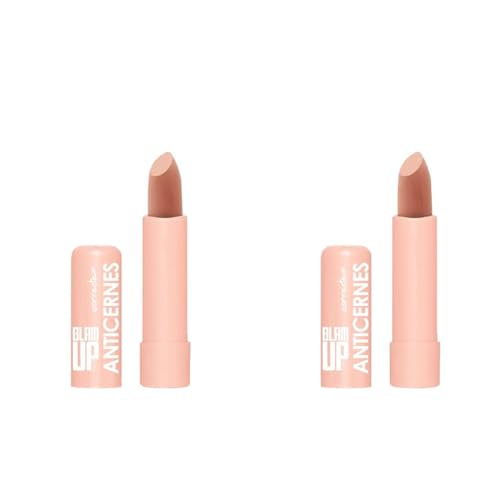 Glam'Up Paris - 2 en 1 Anti-Cernes Correcteur Stick - Bâton Anti-Cernes - Application Précise - Haute Couvrance - Longue Tenue - 02 Nude (Lot de 2)