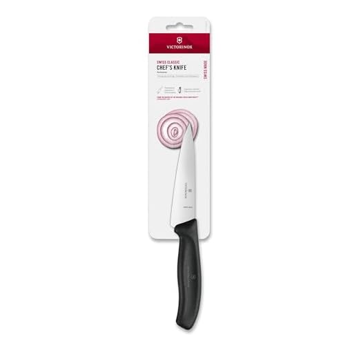 Victorinox, 6.8003.12B, Swiss Classic, Tranchiermesser, Extra scharfe Klinge, mit geradem Schliff, robuster Kunststoff-Griff, Schwarz, Made in Switzerland, Spülmaschinengeeignet