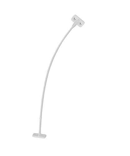 Solmer Ltd White Hafele Flexible Flap Stay For Light Weight Flaps Length 200Mm Or Brown (White)