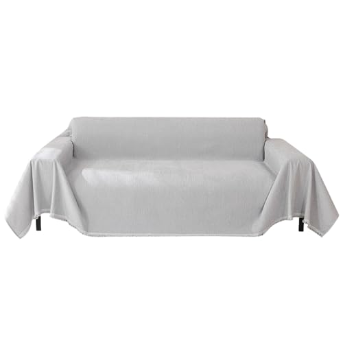 Funda para Sofá 180x380 cm. Protector para Sillón. Foular Cubre Sofás Lavable y Antideslizante de 6 Plazas. Multiusos Ideal para Perros, Gatos y Mascotas.