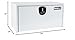 Buyers Products - 1734403 White Steel Underbody Truck Box With 3-Point Latch (24x24x30 Inch)
